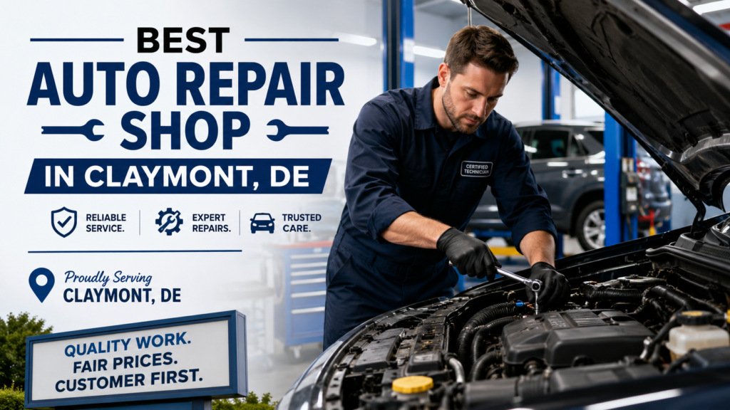 Professional auto repair shop in Claymont, DE providing reliable car service, vehicle maintenance, engine diagnostics, and expert auto repairs.