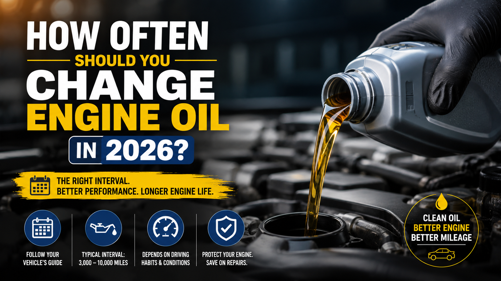 How Often Should You Change Engine Oil in 2026