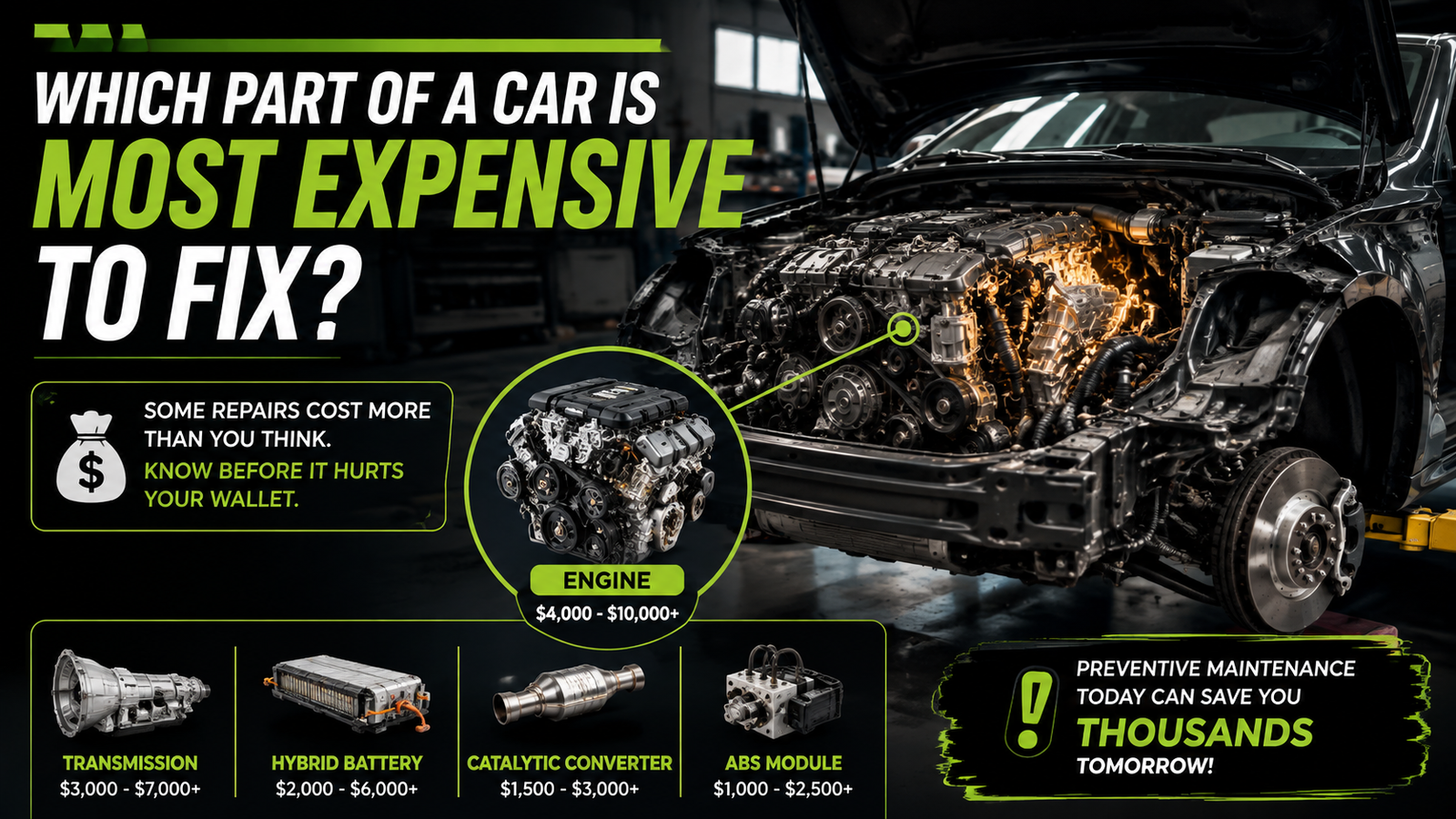 Which Part of a Car Is Most Expensive to Fix?
